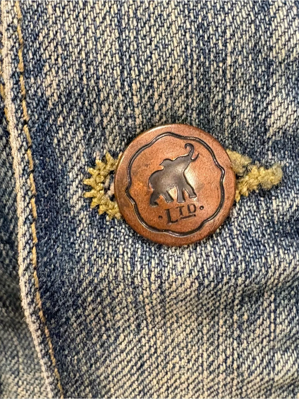 VTG 2005 Trunk Ltd Kiss Denim Jacket Reserve 88/150 Kids XL 16 P2P 1977 Graphic